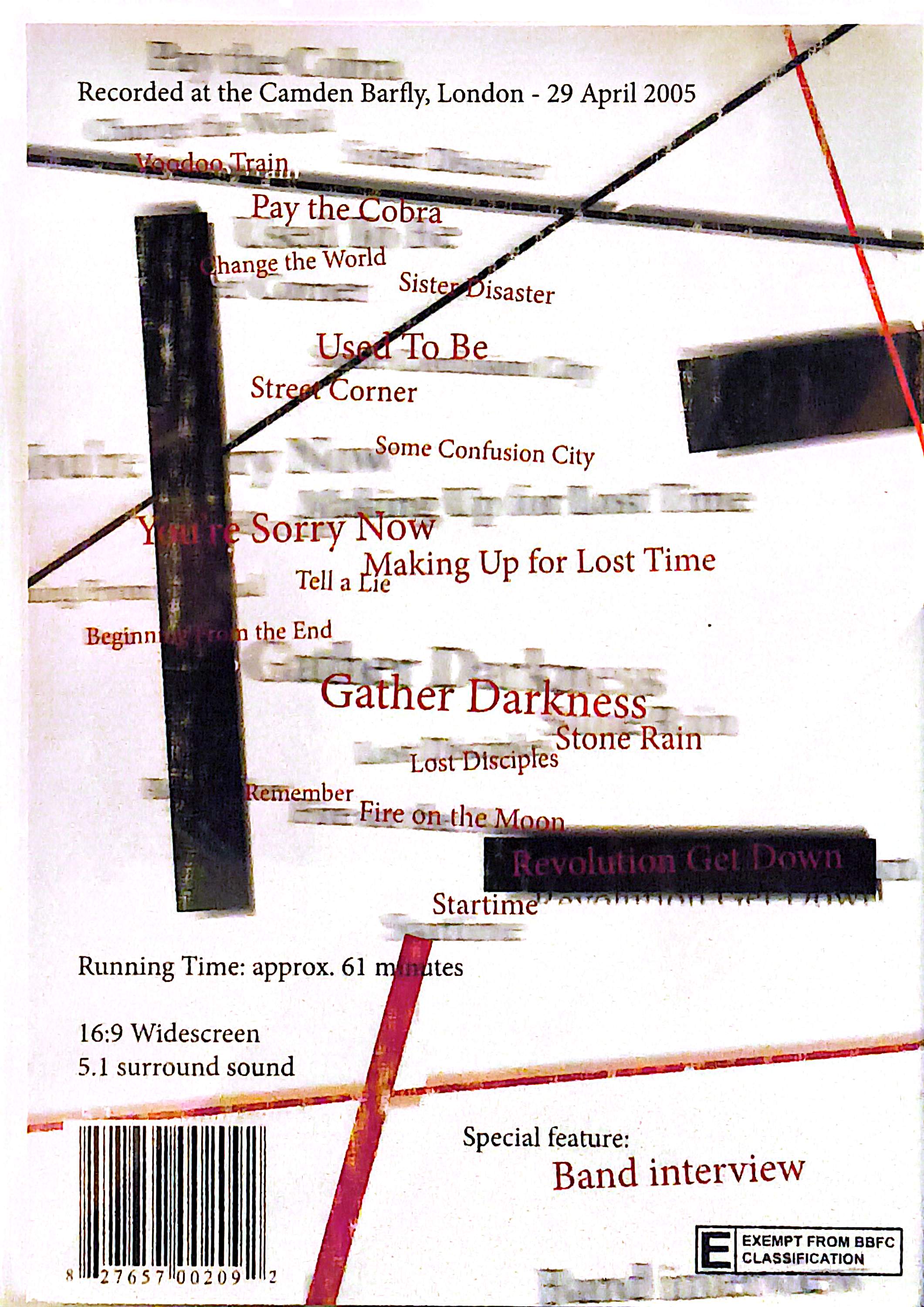 The Bell Rays - At The Barfly DVD
