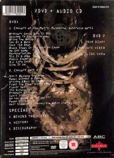 Public Enemy - Revolverution Tour Australia 2003 3DVD