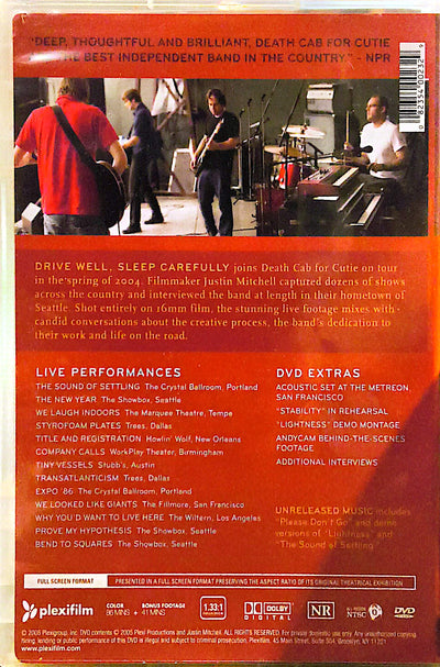 Death Cab For Cutie - Drive Well, Sleep Carefully DVD