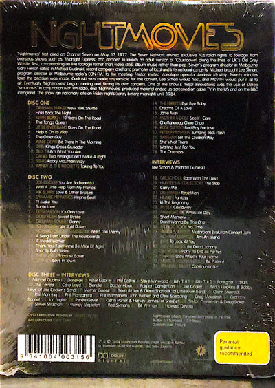 Various Artists- Nightmoves 3DVD