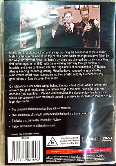 Metallica - Dark Souls DVD