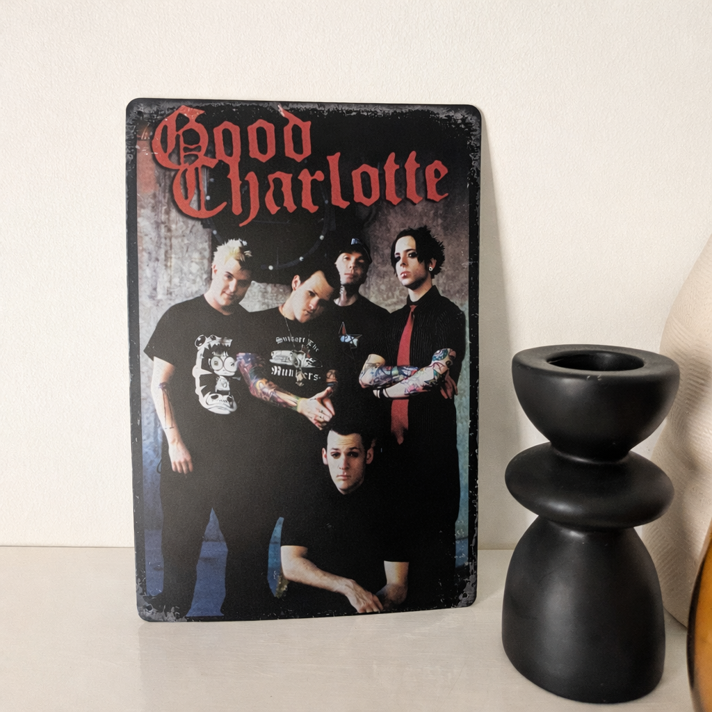 Good Charlotte - Tin Display Sign