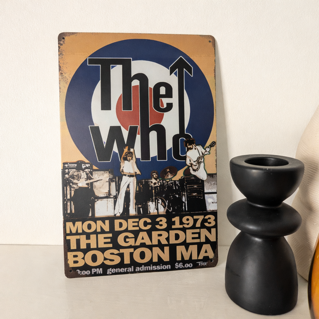 Who - Tin Display Sign