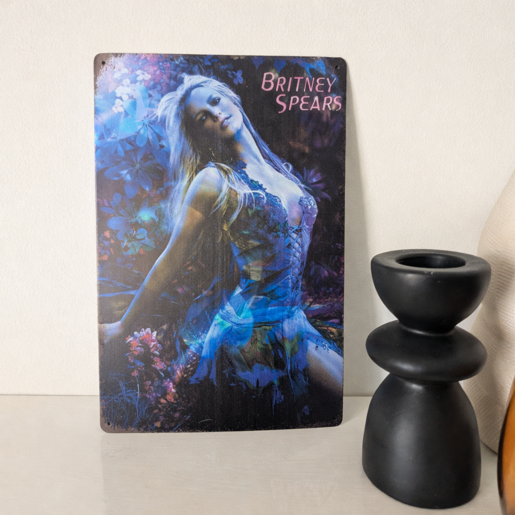 Britney Spears - Tin Display Sign