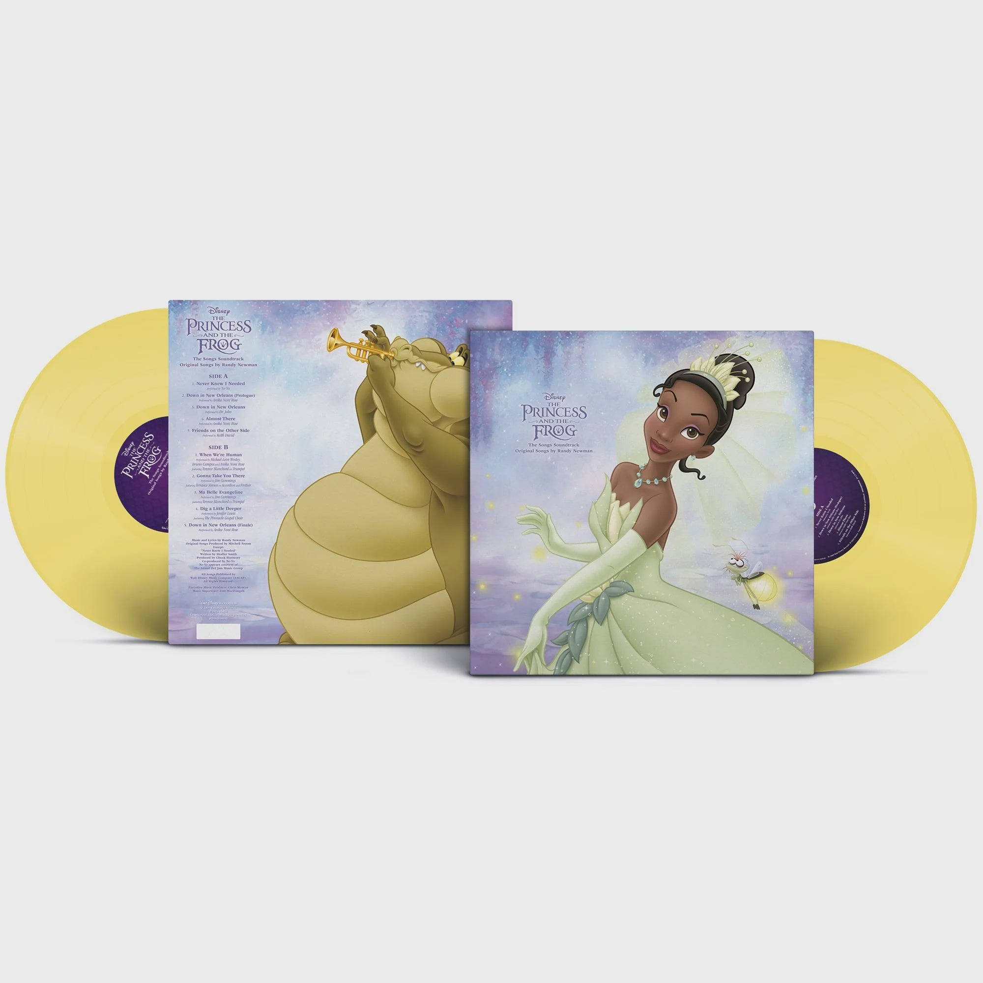 Soundtrack - Princess & The Frog Yellow Coloured Vinyl LP