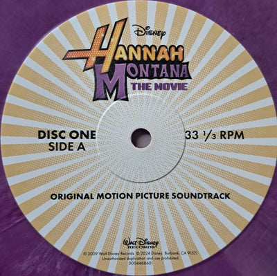 Soundtrack - Hannah Montana: The Movie Lavender Eco-Mix Coloured Vinyl 2LP (Used)