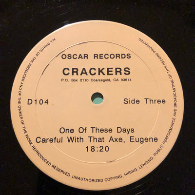 Pink Floyd - Crackers (Damn Braces: Bless Relaxes) Unofficial Vinyl 3LP (Used)