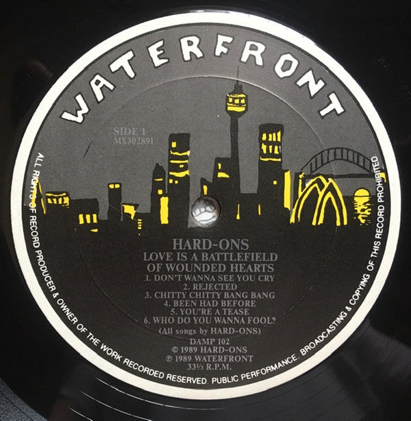 Hard-Ons - Love Is A Battlefield Of Wounded Hearts Vinyl LP (Used)