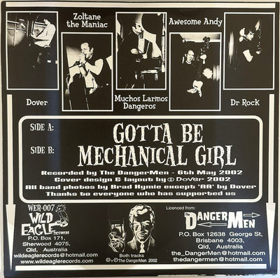 The DangerMen – Gotta Be 7" Vinyl Single (Used)