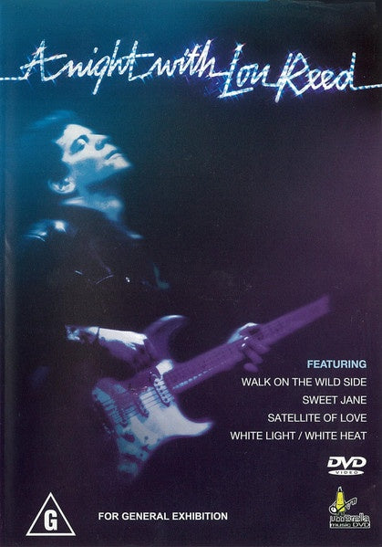 Lou Reed – A Night With Lou Reed DVD (New) – Rockaway Records