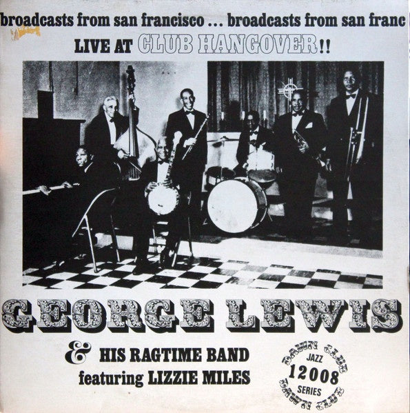 George Lewis & His Ragtime Band - Live At Club Hangover Vinyl LP (Used)