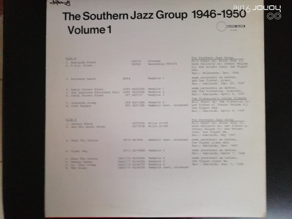 Southern Jazz Group - Jazz From Down Under - The Southern Jazz Group 1946-1950 Volume 1 Vinyl LP (Used)