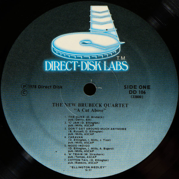 New Brubeck Quartet - A Cut Above! Vinyl 2LP (Used)