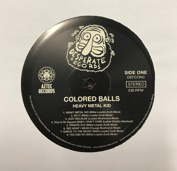Coloured Balls - Heavy Metal Kid Remastered Vinyl LP (Used)