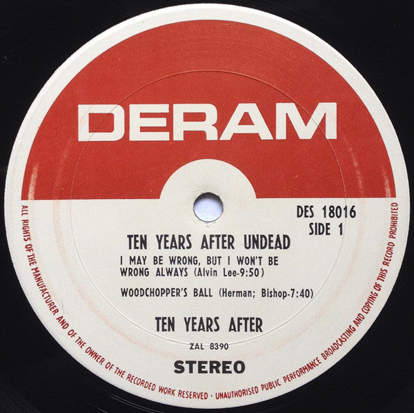 Ten Years After - Undead Vinyl LP (Used)