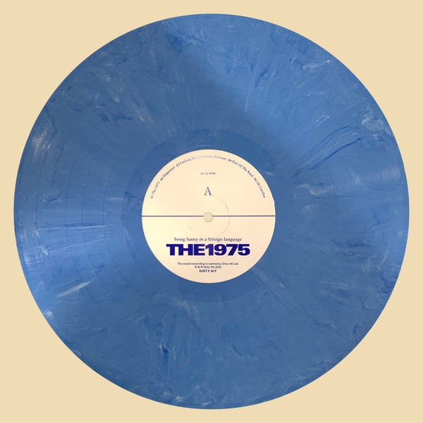 1975 - Being Funny In A Foreign Language Galaxy Blue Coloured Vinyl LP (Used)