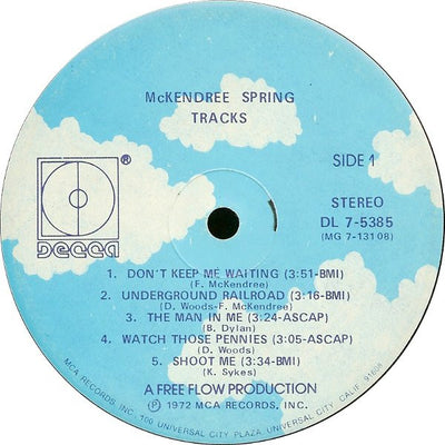 McKendree Spring - Tracks Vinyl LP (Used)