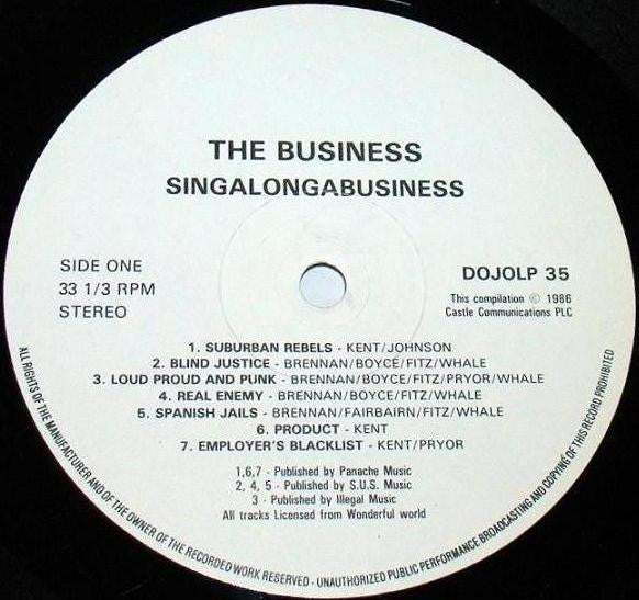 Business - Singalong A Business Vinyl LP (Used)
