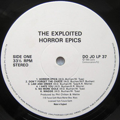 Exploited - Horror Epics Vinyl LP (Used)