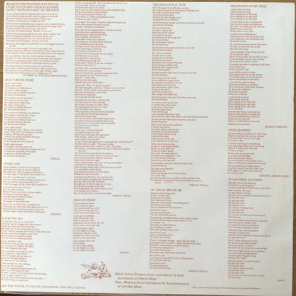 Chainsaw Sprocket Knucklehead Tank - Black Denim Trousers & Motor Cycle Boots & A Black Leather Jacket With An Eagle On The Back Vinyl LP (Used)