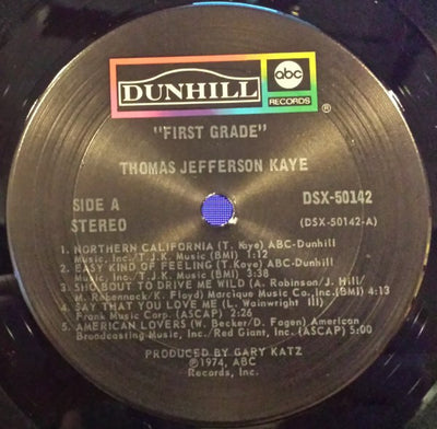Thomas Kaye - First Grade Vinyl LP (Used)