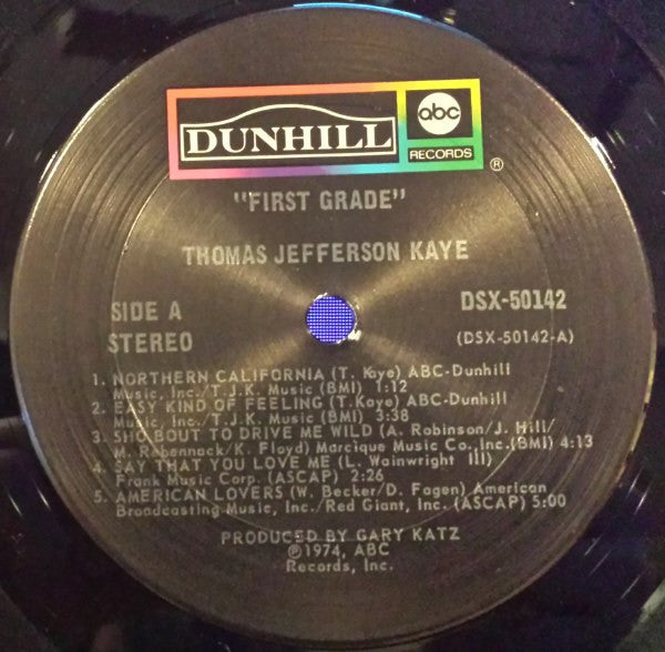 Thomas Kaye - First Grade Vinyl LP (Used)