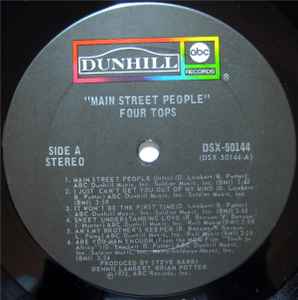 Four Tops - Main Street People Vinyl LP (Used)