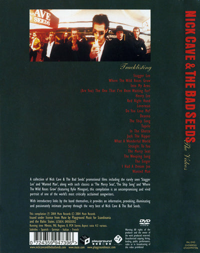 Nick Cave & The Bad Seeds – The Videos DVD