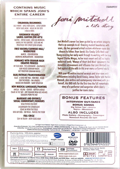 Joni Mitchell - A Life Story DVD