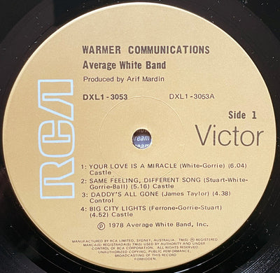 Average White Band - Warmer Communications Vinyl LP (Used)