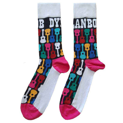 Bob Dylan - Multicolour Guitar Unisex Socks