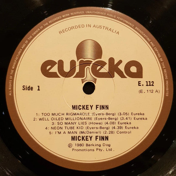 Mickey Finn - Mickey Finn Vinyl LP (Used)