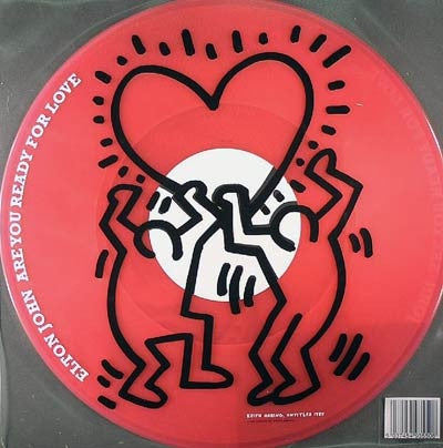 Elton John - Are You Ready For Love Pink Transparent Coloured Vinyl 12" Vinyl Single (Used)