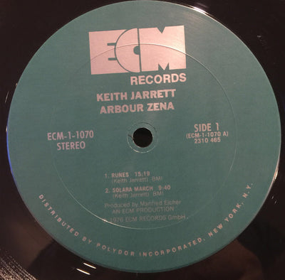 Keith Jarrett - Arbour Zena Vinyl LP (Used)