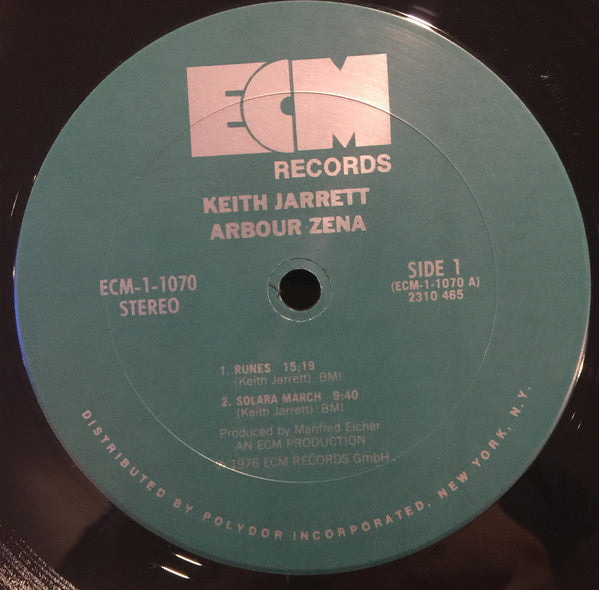 Keith Jarrett - Arbour Zena Vinyl LP (Used)