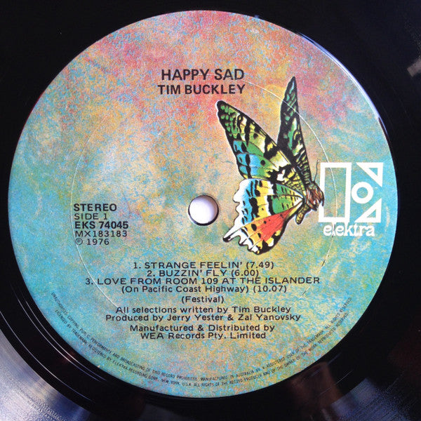 Tim Buckley - Happy Sad Repress Vinyl LP (Used)