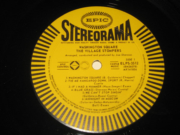 Village Stompers - The Original Washington Square Vinyl LP (Used)