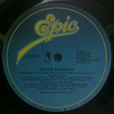Steve Forbert - Steve Forbert Vinyl LP (Used)