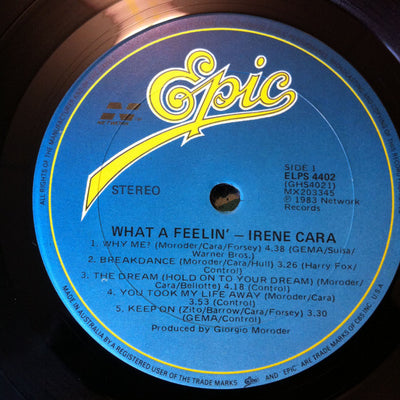 Irene Cara - What A Feelin' Vinyl LP (Used)