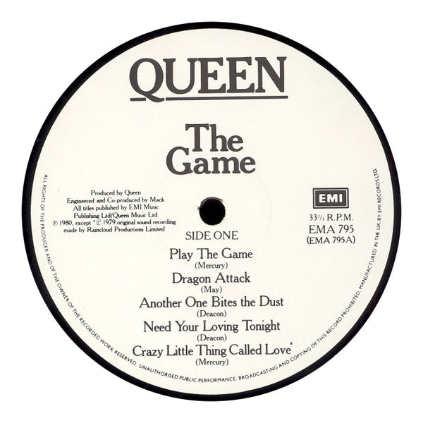 Queen - The Game UK Vinyl LP (Used)