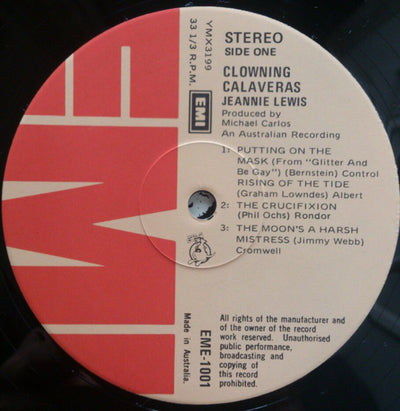 Jeannie Lewis - Tears Of Steel & The Clowning Calaveras Vinyl 2LP (Used)