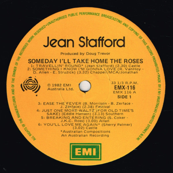 Jean Stafford - Some Day I'll Take Home The Roses Vinyl LP (Used)