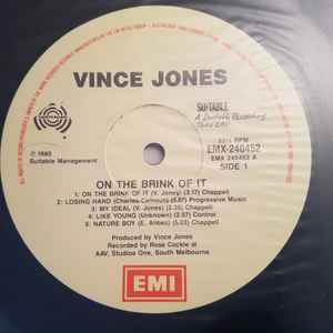 Vince Jones - On The Brink Of It Vinyl LP (Used)