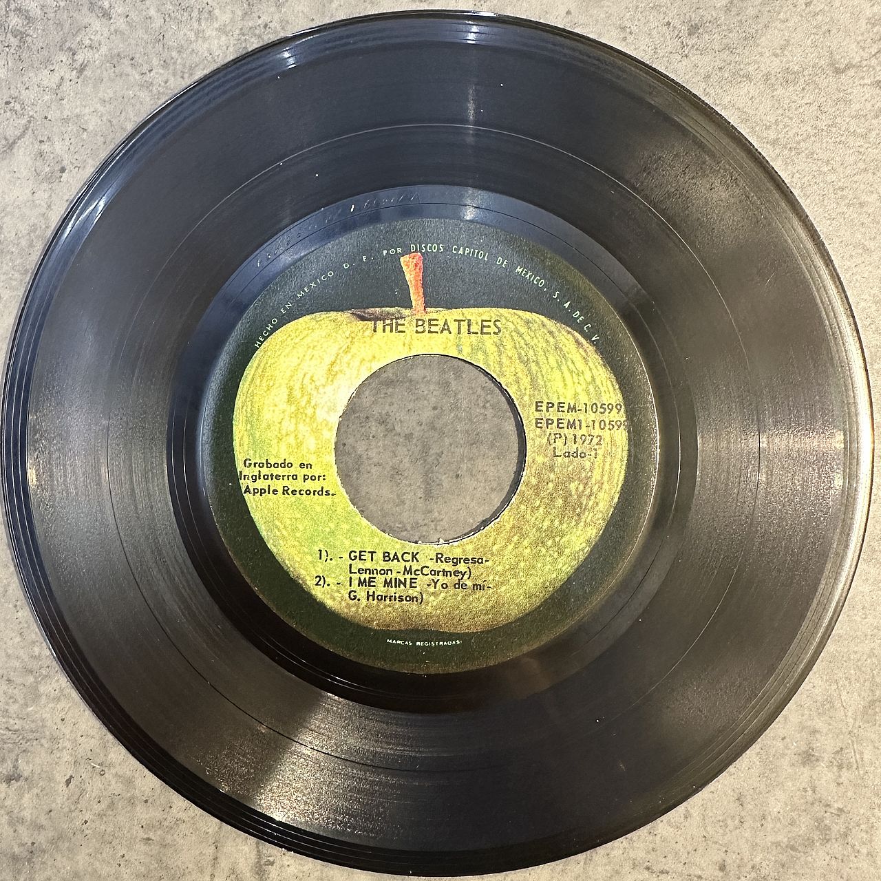 Beatles – Get Back = Regresa 7" EP Vinyl (Used)