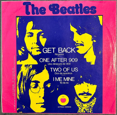 Beatles – Get Back = Regresa 7" EP Vinyl (Used)