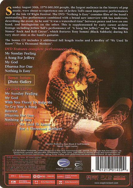 Jethro Tull – Nothing Is Easy: Live At The Isle Of Wight 1970 DVD+CD
