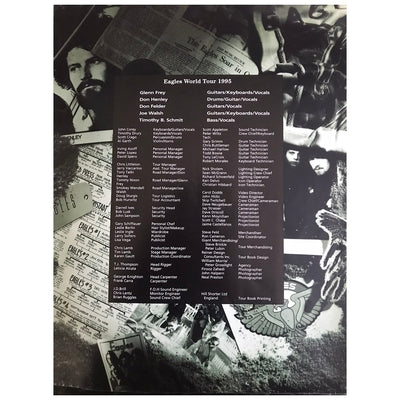 Eagles - Hell Freezes Over 1995 Original Concert Tour Program With Ticket