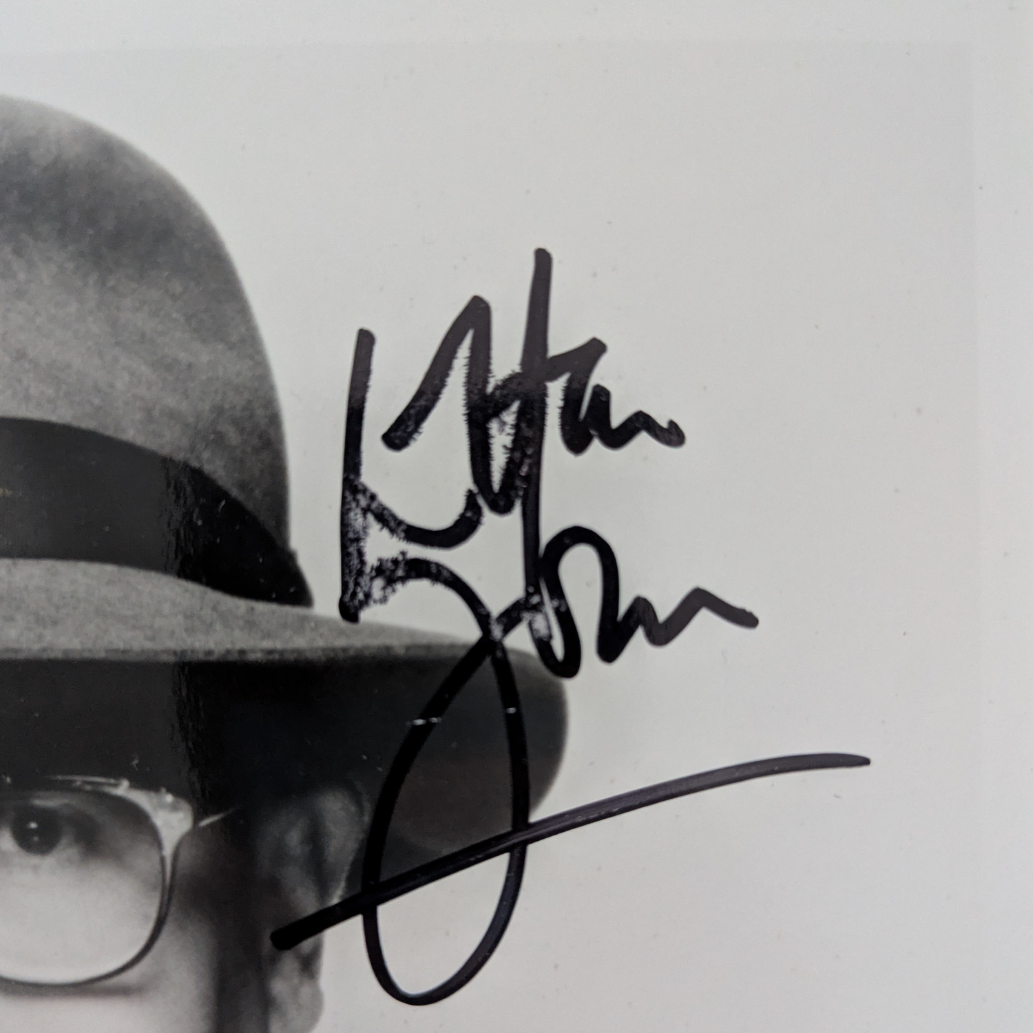 Elton John - Black & White Print Autographed [B]