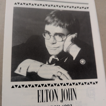 Elton John - Brisbane Entertainment Centre 1993 Promotional Brochure