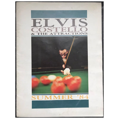 Elvis Costello & The Attractions - Summer '84 1984 Original Concert Tour Program
